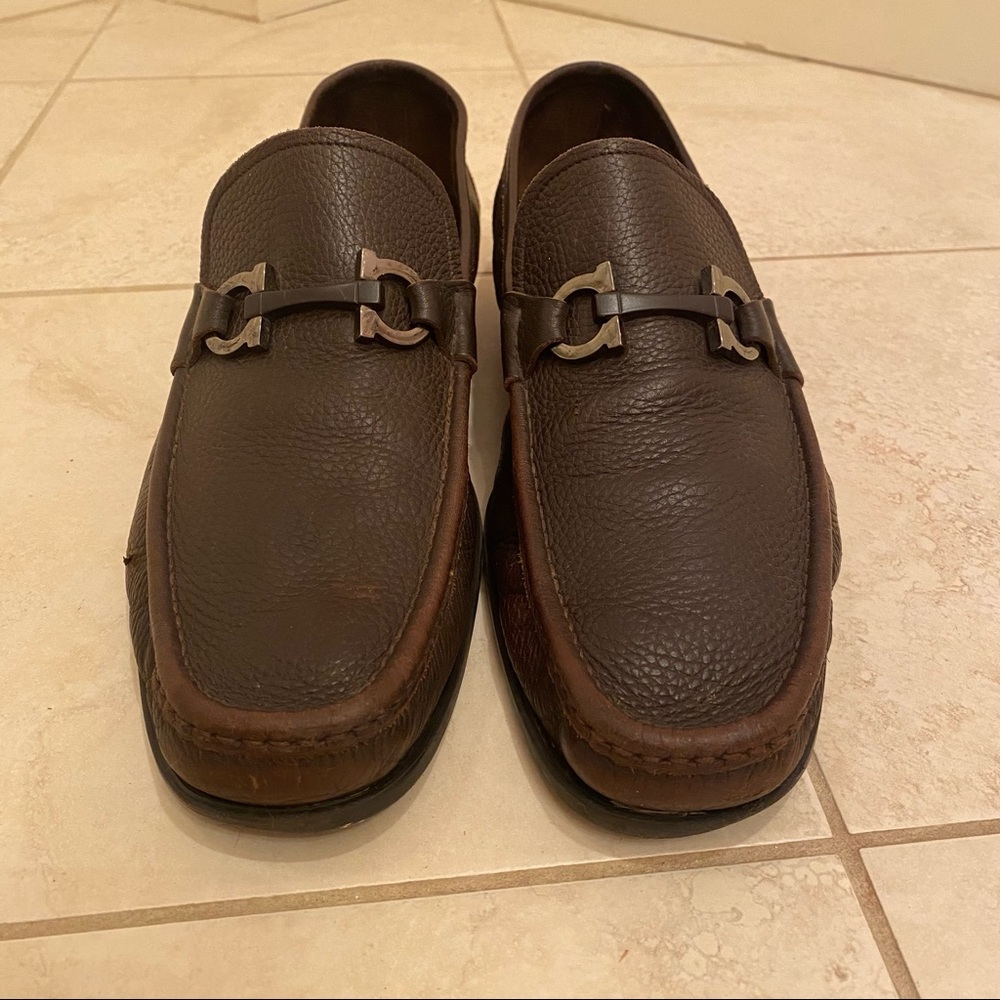 Salvatore Ferragamo Grandioso Gancini Bit Loafer